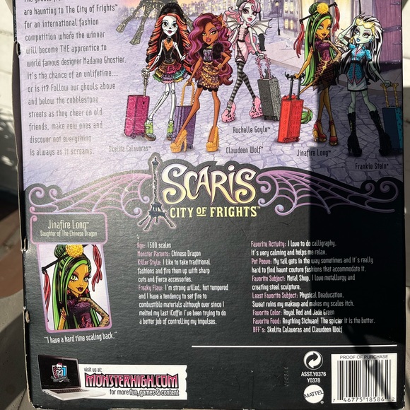 RARE - Monster High Scaris - Jinafire Long - Picture 3 of 4